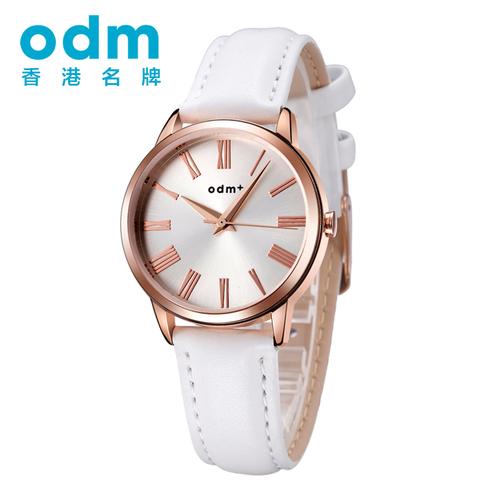 odm男士皮带学生女式石英表复古情侣简约时尚手表